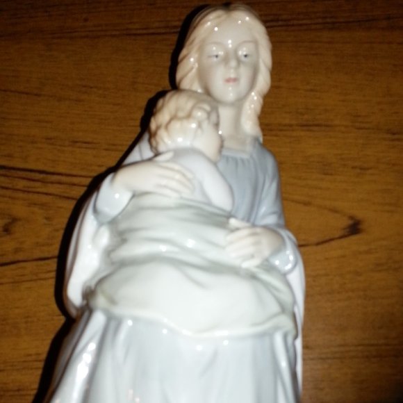 Vtg Homco Home Interiors Mother and Child Figurine - Picture 11 of 13